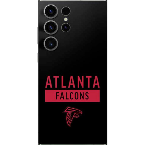 NFL Atlanta Falcons Black Performance Series Galaxy S25 Ultra Skin